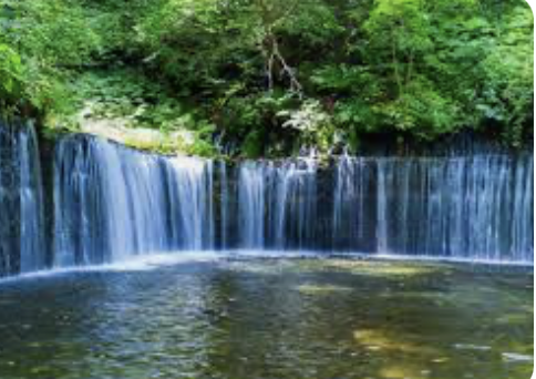 白糸の滝　デート